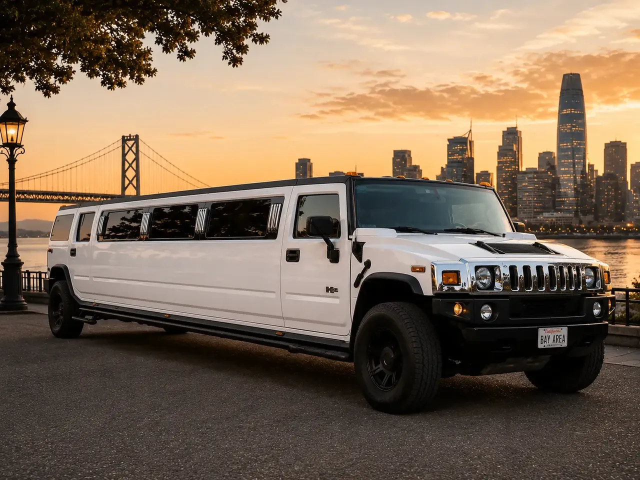 White 12-18 Hummer Stretch Limo for limo rental