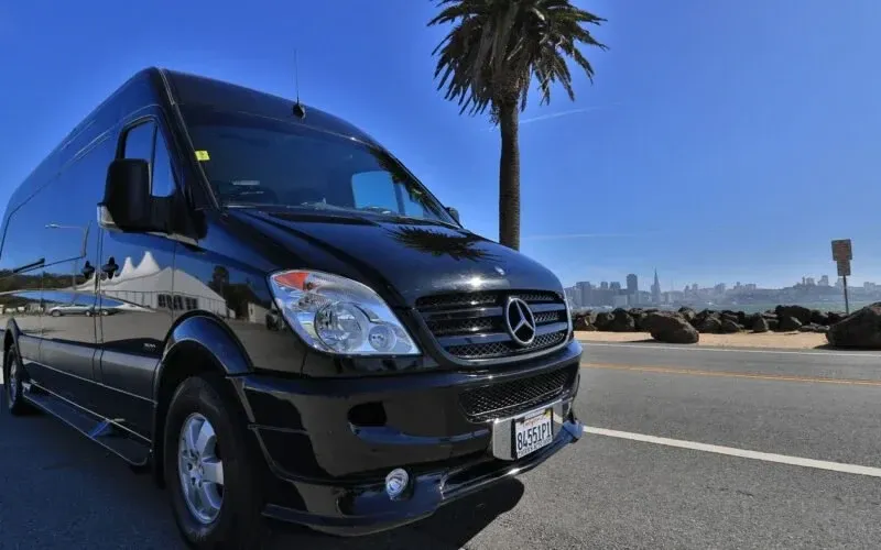 12 Passenger Mercedes-Benz Sprinter Limousine for party bus rental 12 Passenger Mercedes-Benz Sprinter Limousine for party bus rental