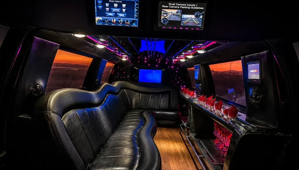 Black 14 Pax Navigator Limo, photo 2 for limo rental in Oklahoma