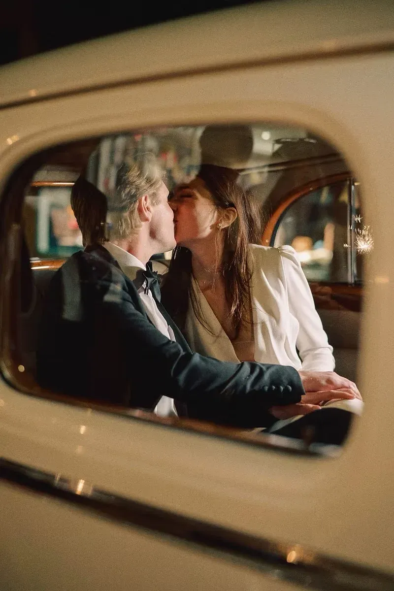 1937 Cadillac Fleetwood Series 70 interior for wedding car rental in Castle Rock, CO