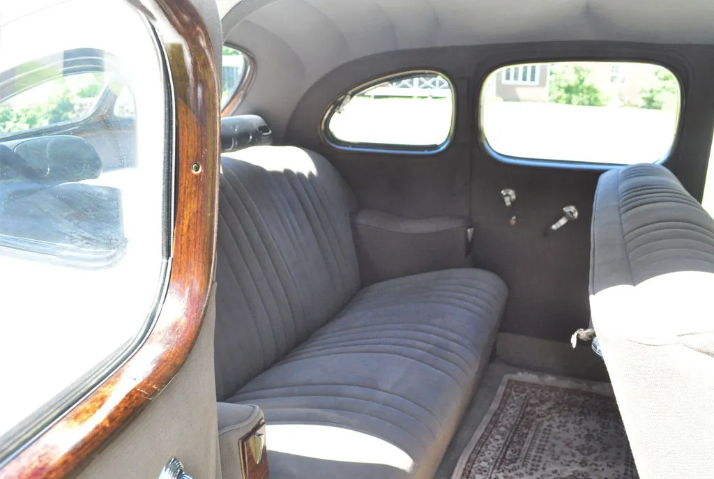 1939 Packard interior, photo 7 for wedding car rental in East Freetown, MA 1939 Packard interior, photo 7 for wedding car rental in East Freetown, MA