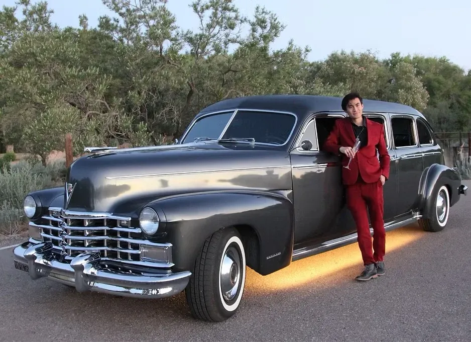 White 1946 Cadillac Airport Limousine