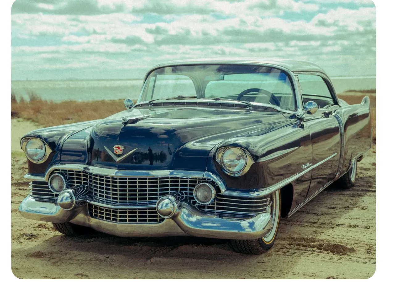 Black 1954 Cadillac for wedding car rental in Centre County, PA