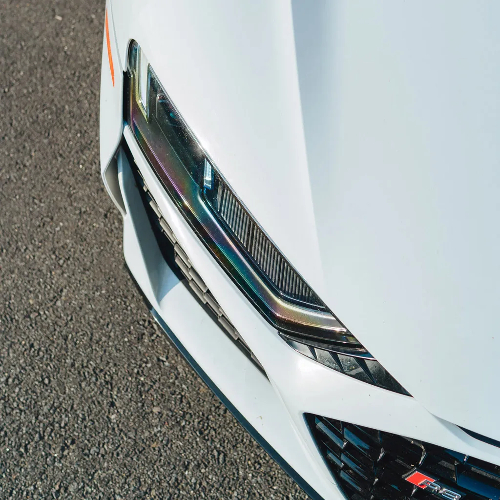 Silver 2022 Audi R8 V10 Spyder Iblis, photo 5 for sports car rental