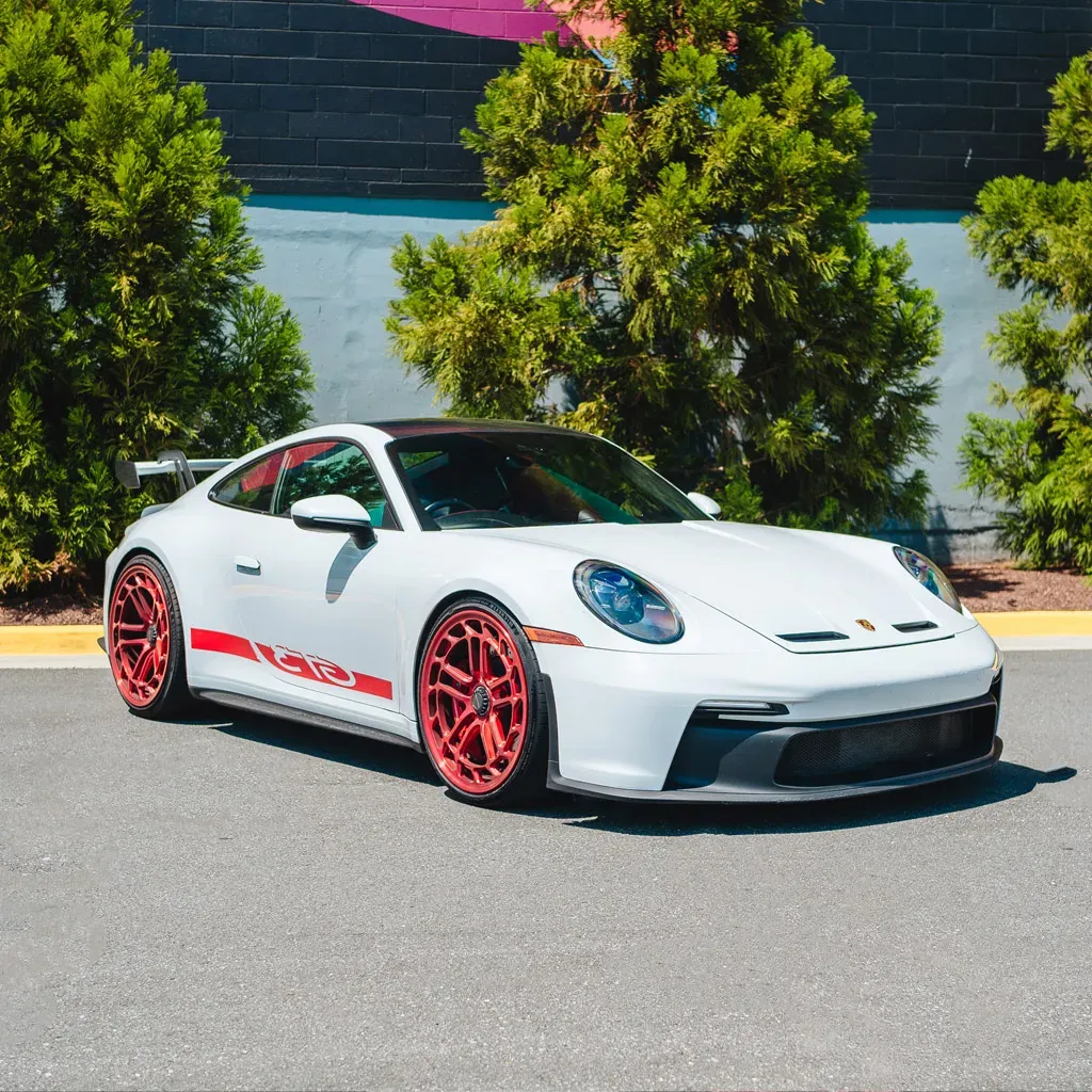 Gray 2022 Porsche 911 GT3 for sports car rental