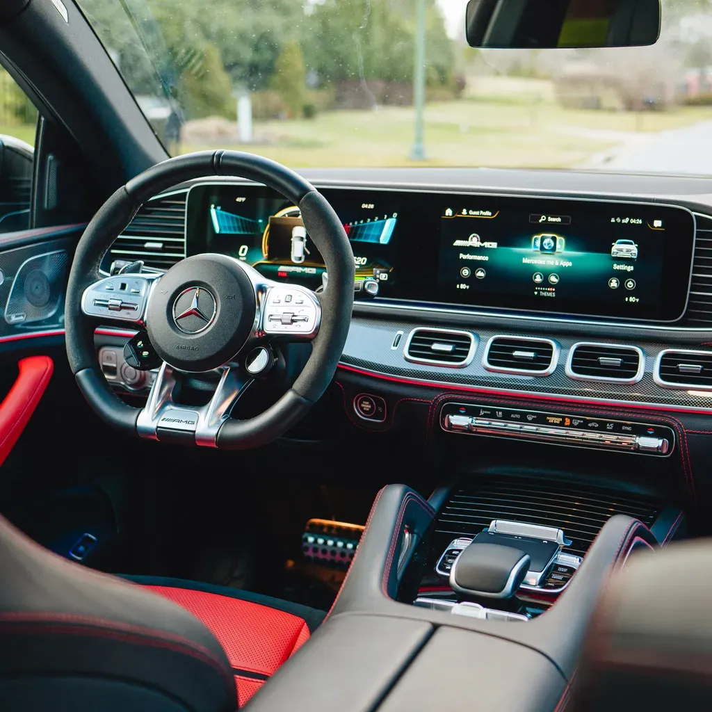 Silver 2023 AMG GLE53 Sport Coupe, photo 2 for airport transfers