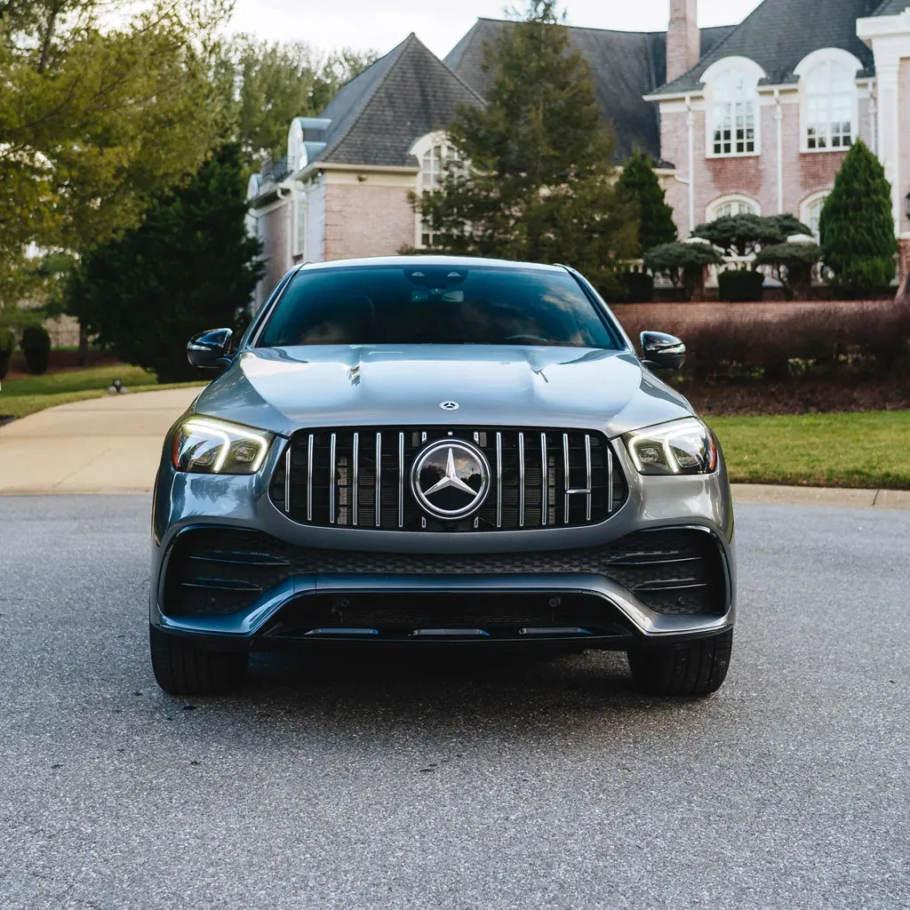 Silver 2023 AMG GLE53 Sport Coupe, photo 3 for airport transfers