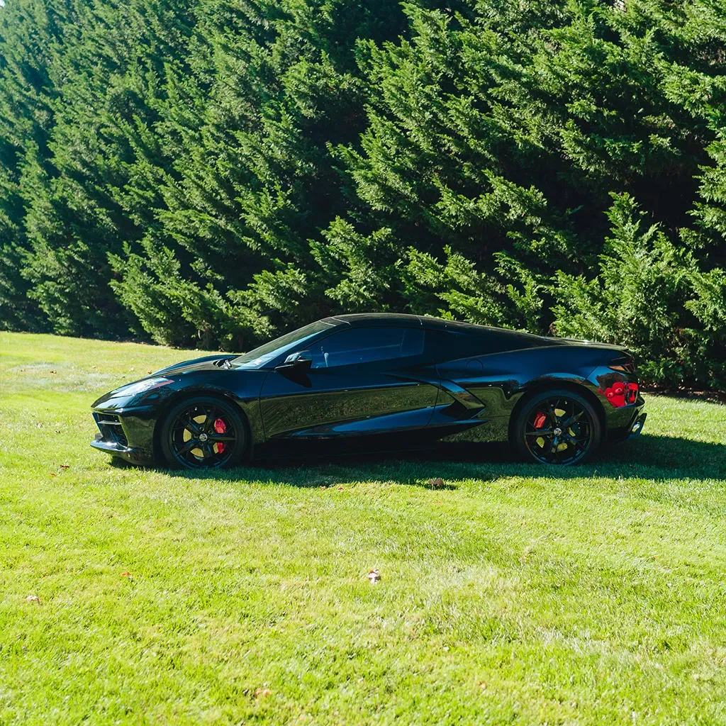 Black 2023 Corvette C8 2LT Convertible, photo 6 for sports car rental