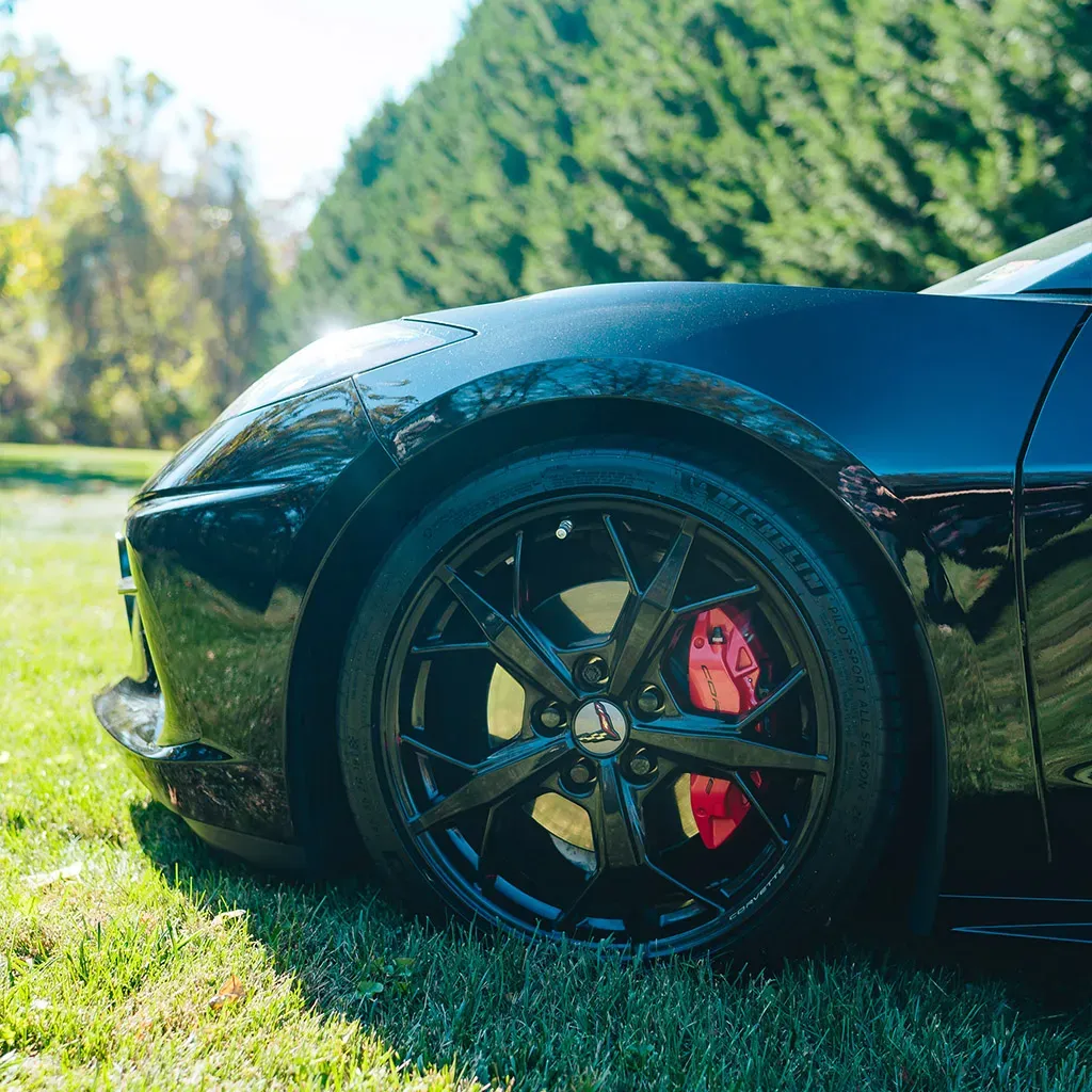 Black 2023 Corvette C8 2LT Convertible, photo 8 for luxury car rental in Rockville, MD