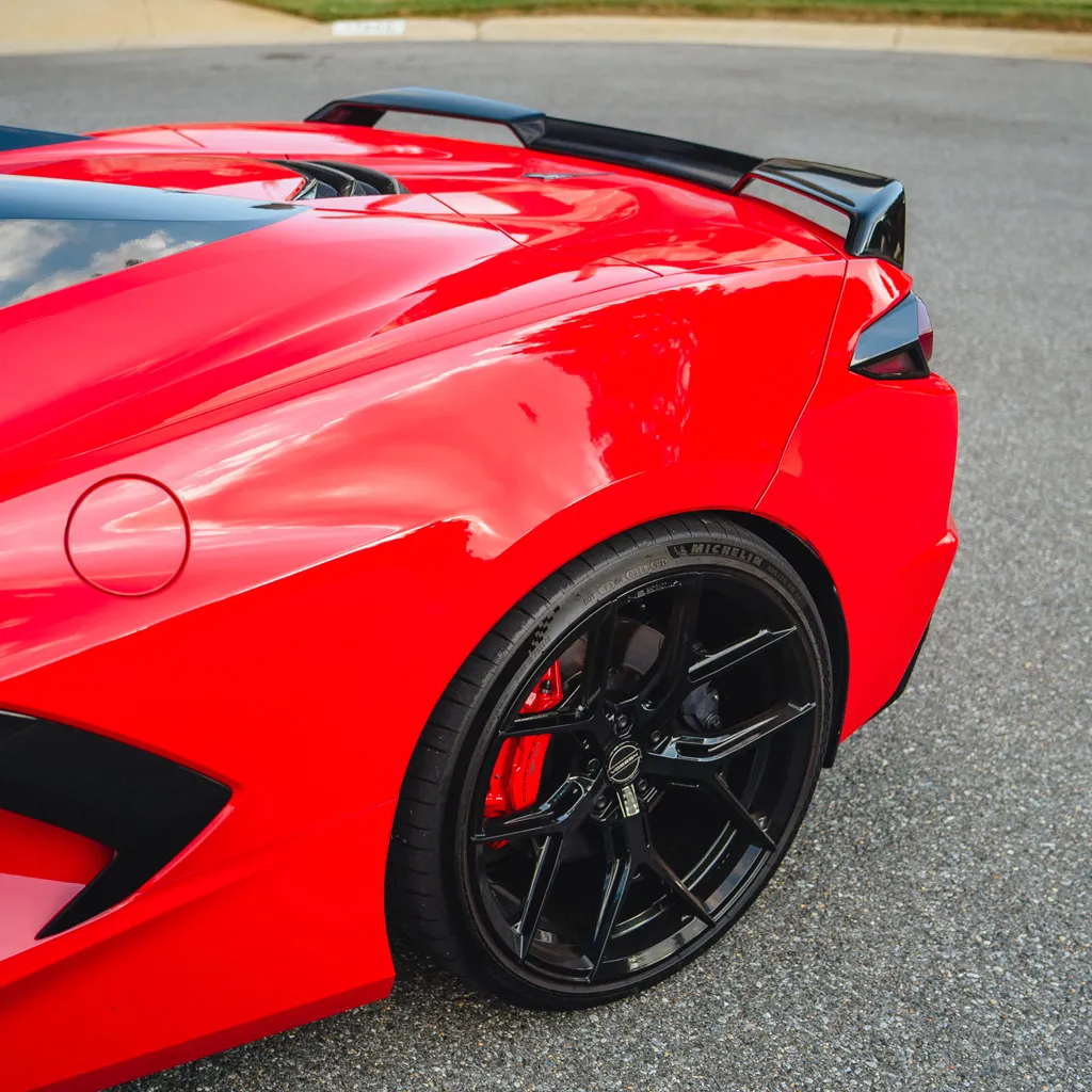 Red 2023 Corvette C8 Roadster 3LT (Automatic Convertible), photo 10 for wedding car rental in Rockville, MD Red 2023 Corvette C8 Roadster 3LT (Automatic Convertible), photo 10 for wedding car rental in Rockville, MD