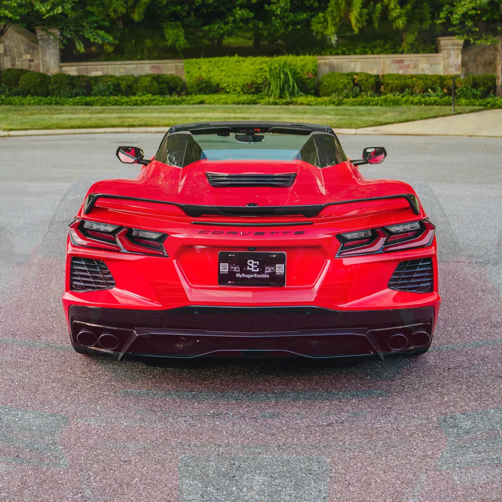 Red 2023 Corvette C8 Roadster 3LT (Automatic Convertible), photo 7 for wedding car rental in Rockville, MD Red 2023 Corvette C8 Roadster 3LT (Automatic Convertible), photo 7 for wedding car rental in Rockville, MD