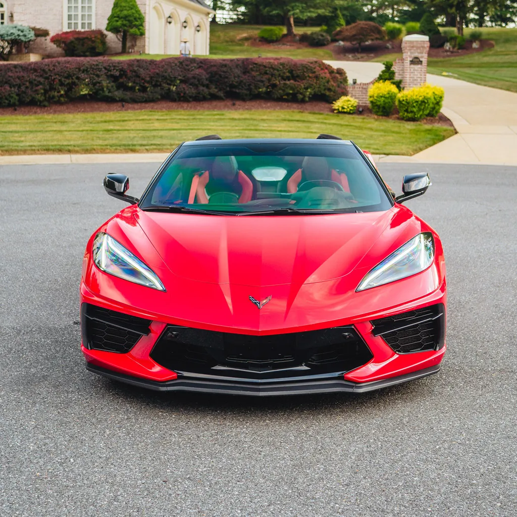 Red 2023 Corvette C8 Roadster 3LT (Automatic Convertible), photo 8 for wedding car rental in Rockville, MD Red 2023 Corvette C8 Roadster 3LT (Automatic Convertible), photo 8 for wedding car rental in Rockville, MD