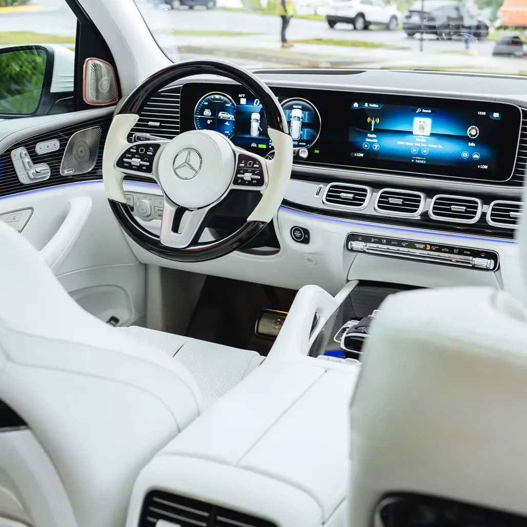 2023 GLS600 Maybach All-White for airport transfers