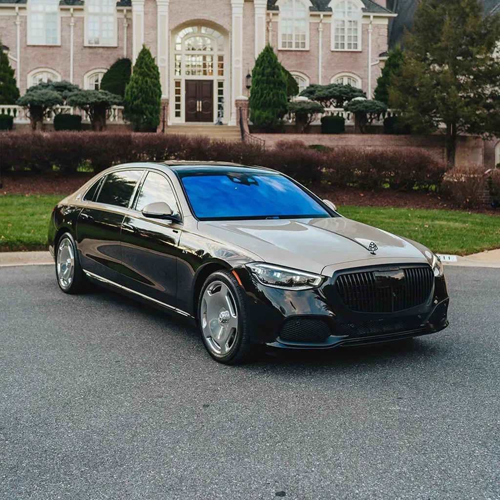 Black 2023 Gold Maybach S680 Manufaktur Edition (1 of 200) for luxury car rental