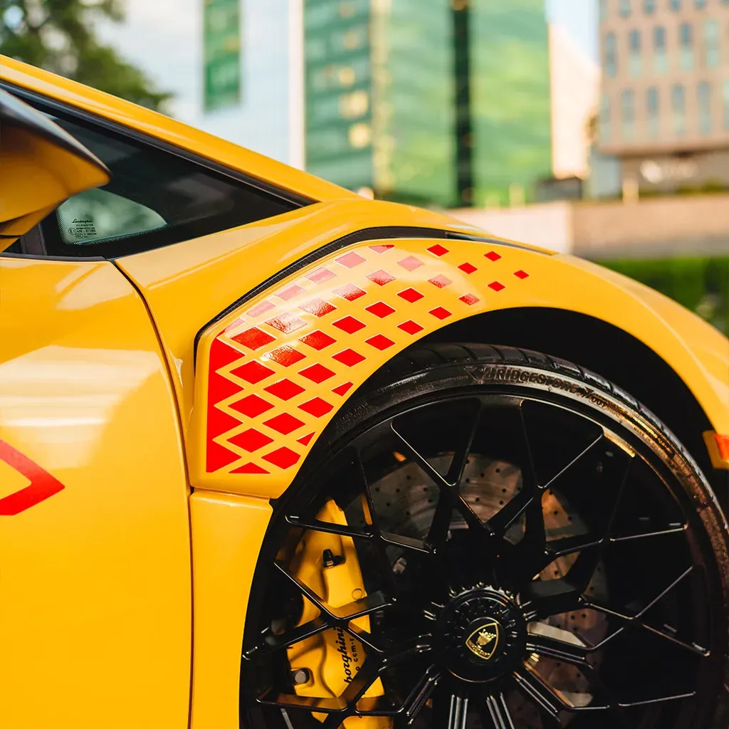Orange 2023 Lamborghini Super Trofeo Omologata, photo 5 for exotic car rental