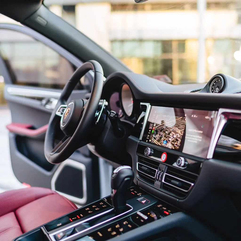 White 2023 Porsche Macan S SUV, photo 2 for airport transfers