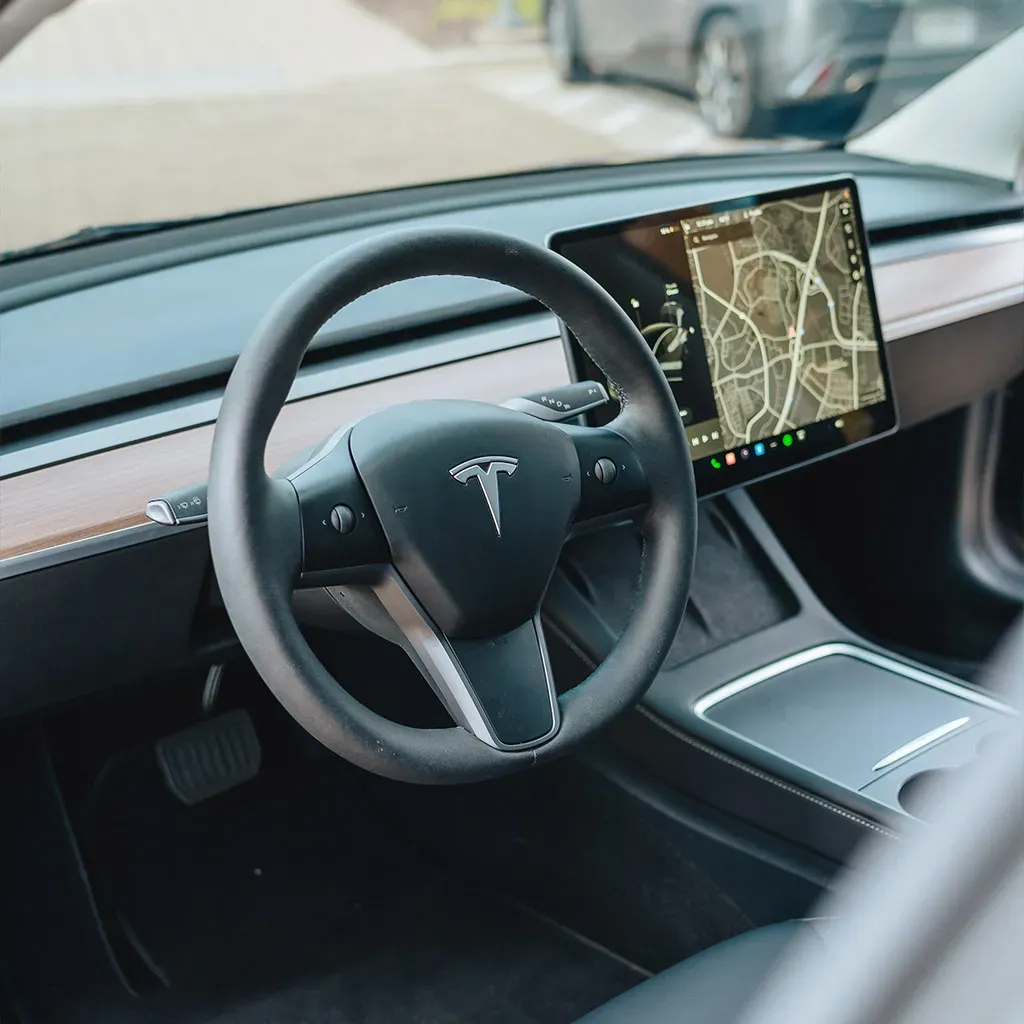 Gray 2023 Tesla Model 3 Long Range, photo 2 for black car service in Whittemore, MI