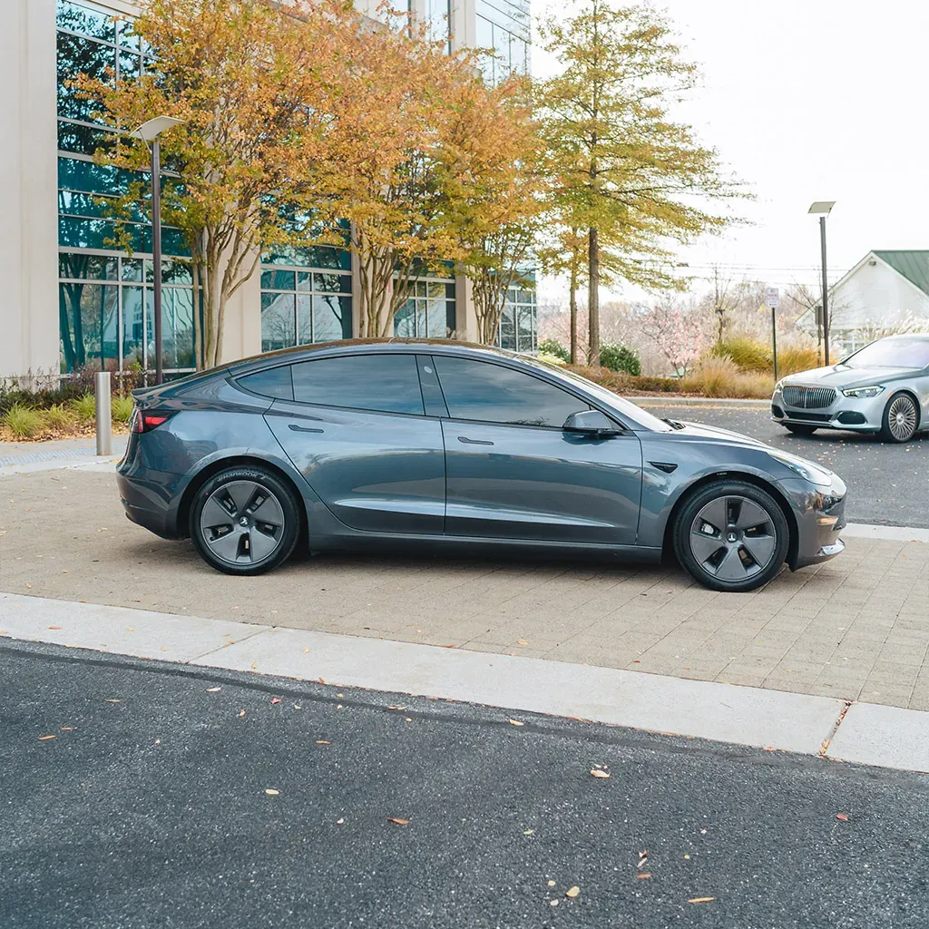 Gray 2023 Tesla Model 3 Long Range, photo 4 for black car service in Whittemore, MI