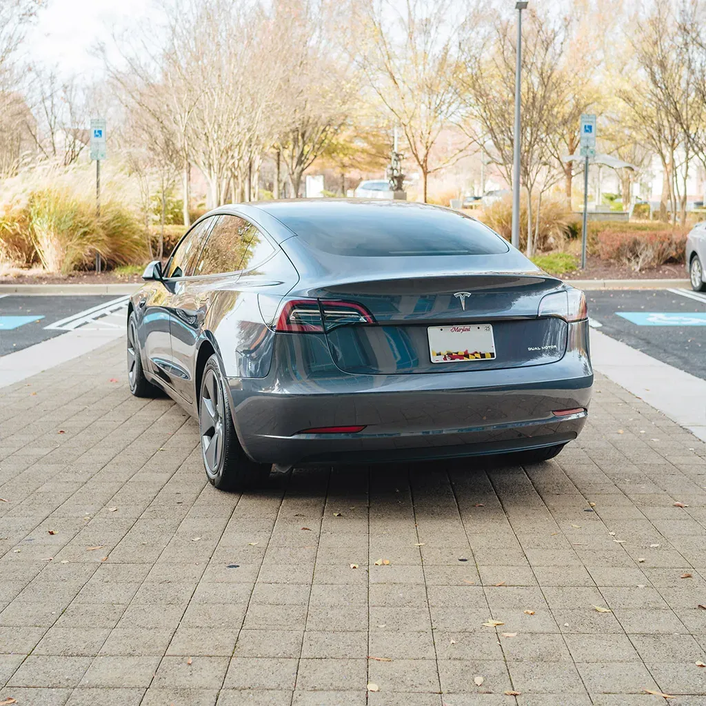 Gray 2023 Tesla Model 3 Long Range, photo 8 for black car service in Rockville, MD Gray 2023 Tesla Model 3 Long Range, photo 8 for black car service in Rockville, MD