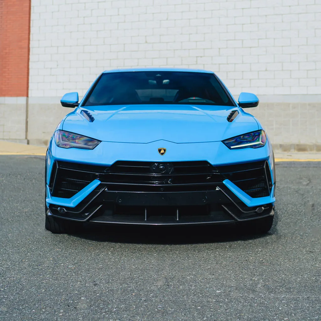 Blue 2024 Lamborghini Urus Performante, photo 4 for airport transfers