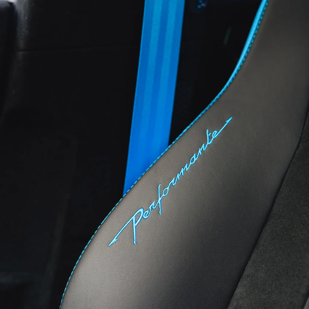 Blue 2024 Lamborghini Urus Performante, photo 6 for airport transfers