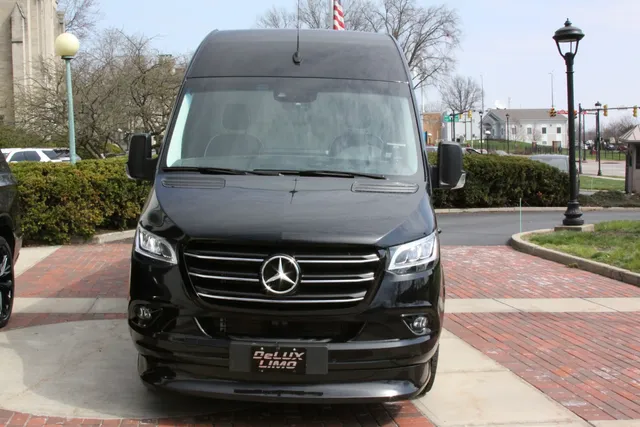 Black 2024 Mercedes-Benz SPrinter, photo 4 for mini coach rental in Fort Gratiot, MI