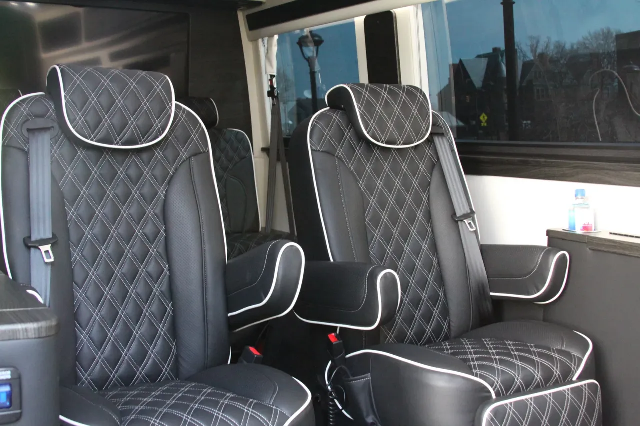 Black 2024 Mercedes-Benz SPrinter, photo 6 for mini coach rental in Fort Gratiot, MI