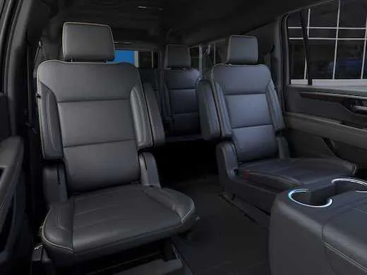 2025 Chevrolet Suburban LT Diesel interior with captain's chairs and cup holders for black car service in San Diego, CA 2025 Chevrolet Suburban LT Diesel interior with captain's chairs and cup holders for black car service in San Diego, CA