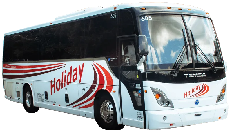 38 Passenger Mid-Size Motorcoach for charter bus rental in Von Ormy, TX