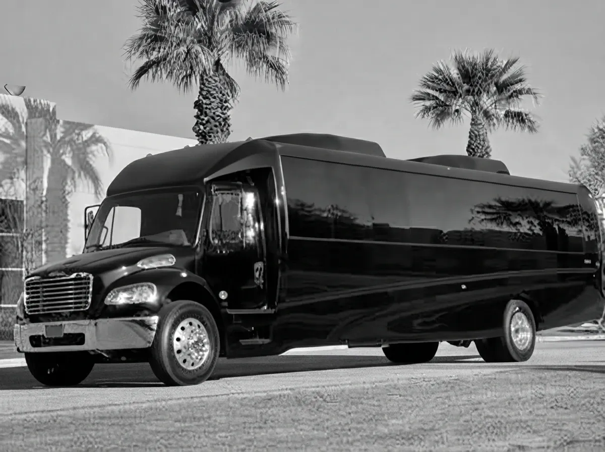 Black 39-Passenger Luxury Coach Shuttle for minibus rental Black 39-Passenger Luxury Coach Shuttle for minibus rental