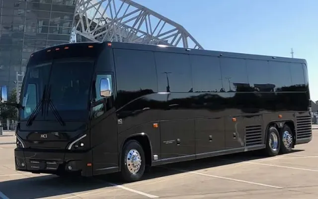 40 Passenger Motor Coach for charter bus rental in Marlborough, MA