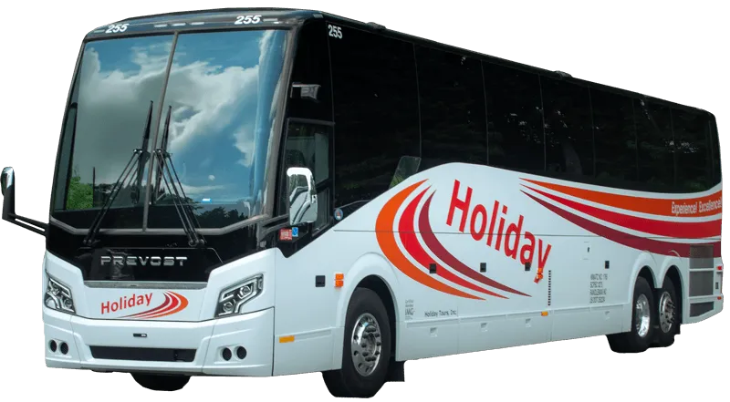 50-56 Passenger Deluxe Prevost Motorcoach, photo 2 for charter bus rental in Patriot, IN