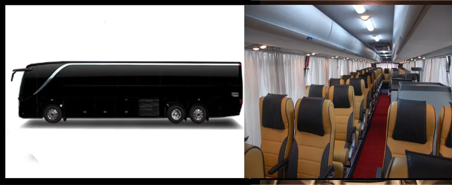 56 Passenger Deluxe Motor Coach for charter bus rental