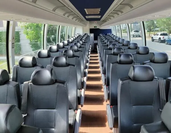 56 Passenger Motor Coach for charter bus rental in Nashville, TN