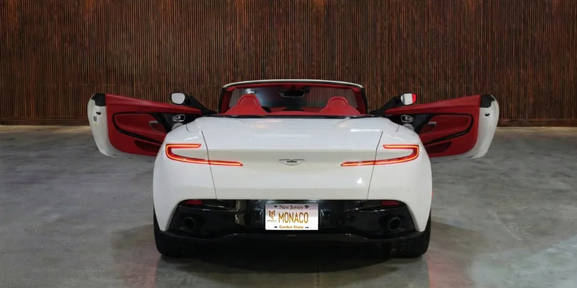 White Aston Martin DB11 exterior with convertible roof, photo 5 for luxury car rental in Toms River, NJ White Aston Martin DB11 exterior with convertible roof, photo 5 for luxury car rental in Toms River, NJ