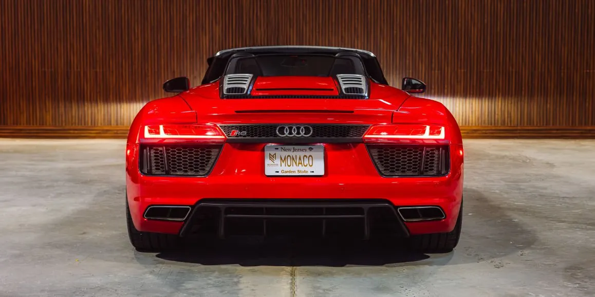 Red Audi R8, photo 6 for exotic car rental in Mercer County, NJ