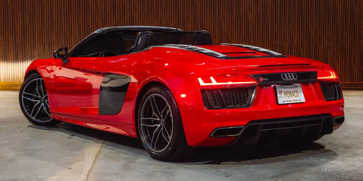 Red Audi R8, photo 5 for exotic car rental in Mercer County, NJ