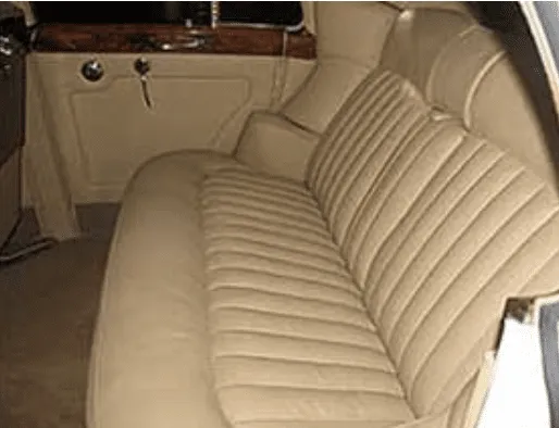 Bentley 1960's interior for wedding car rental in Lacrosse, WA