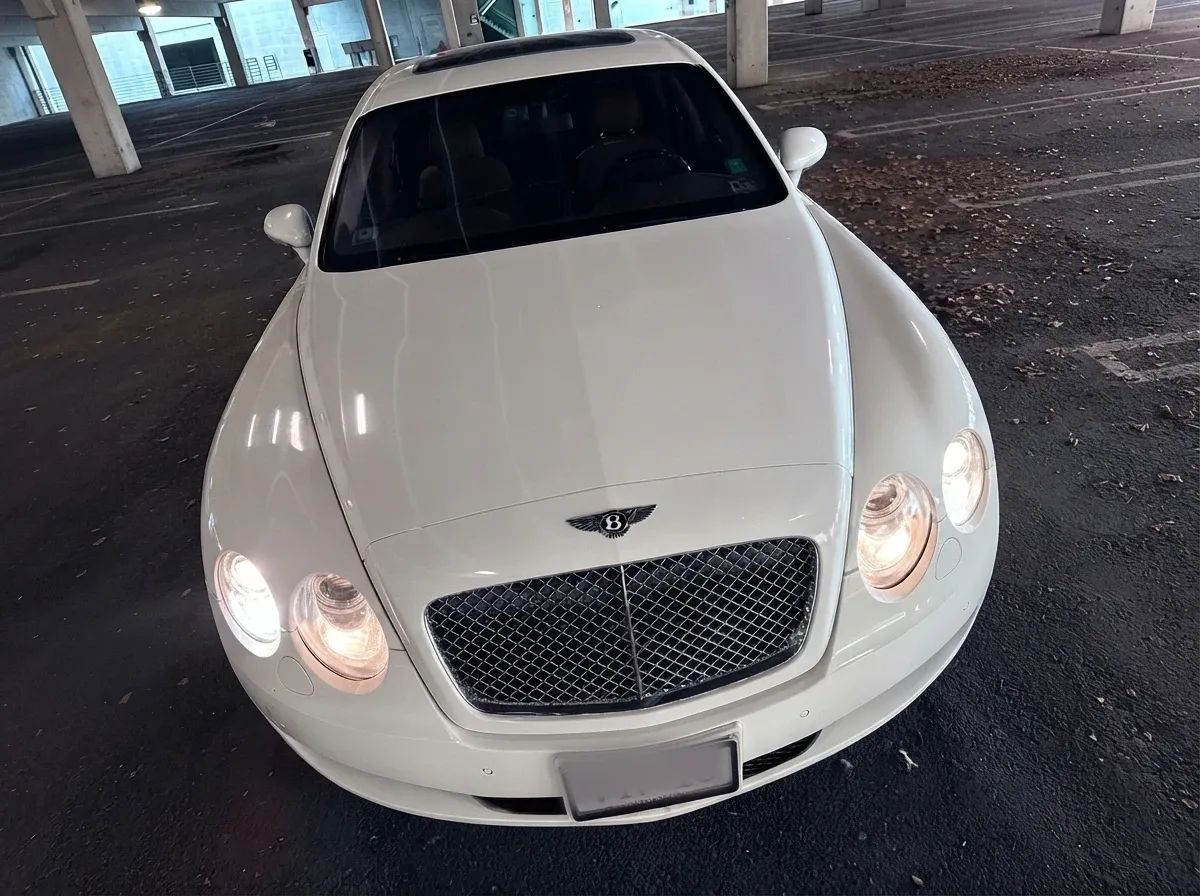 White Bentley Continental Flying Spur, photo 8 for quinceanera transportation in North Attleboro, MA
