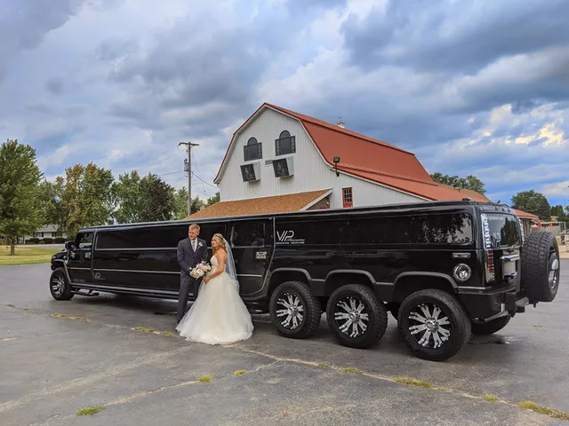 Black Hummer H2 Triple Axle Limousine