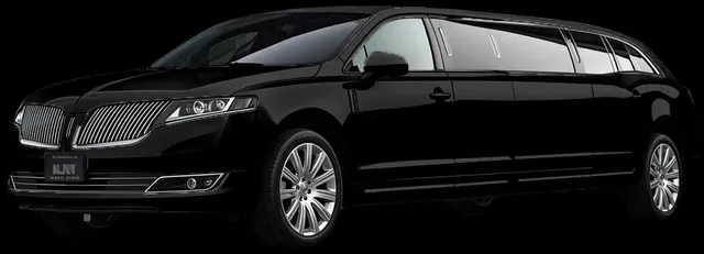 Black Lincoln MKT Stretch Limousine for prom car rental in Elkins Park, PA