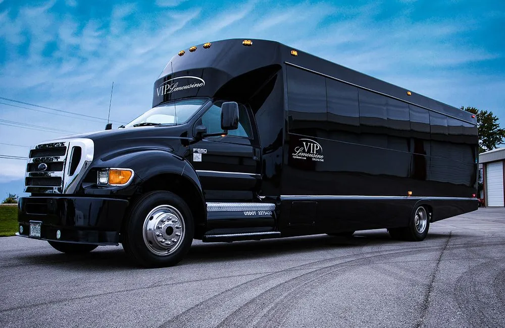 Black Tiffany Party Bus for party bus rental Black Tiffany Party Bus for party bus rental
