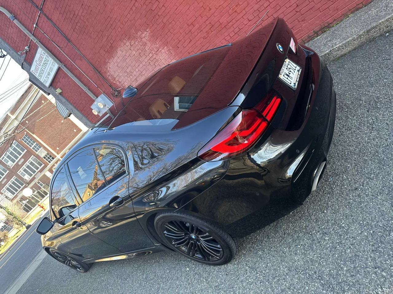 Black BMW 5 Series, photo 2 for sedan rental in Hopewell Junction, NY