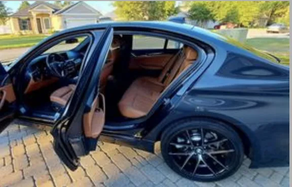 Black BMW 5 Series, photo 2 for sedan rental in Modoc, SC