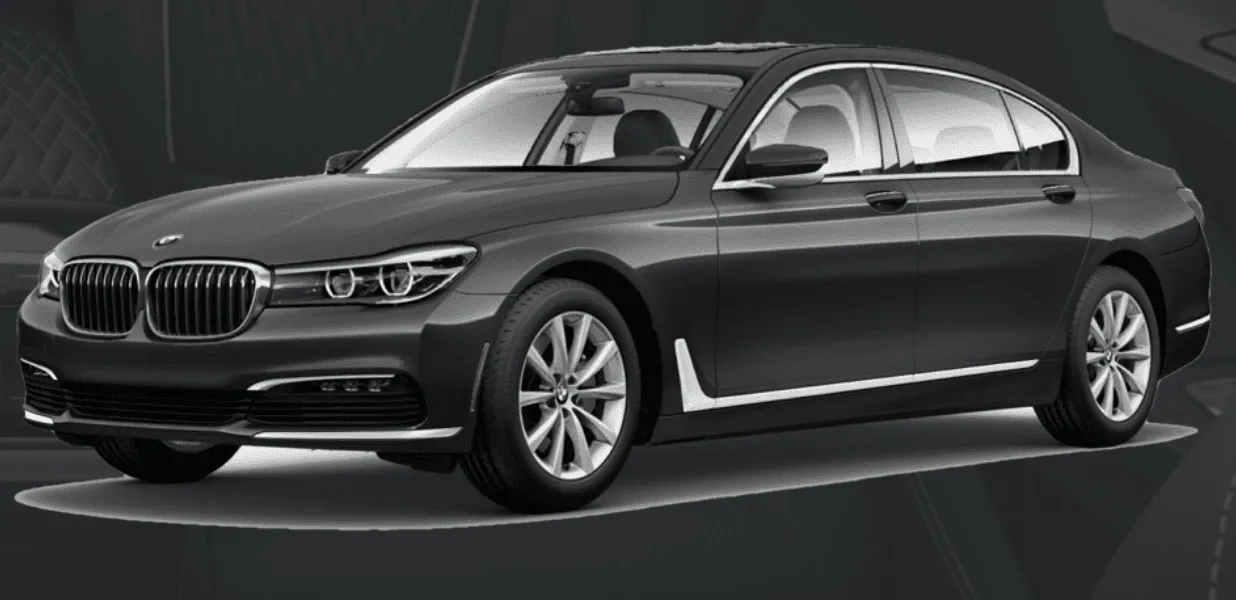 Black BMW 7 Series for sedan rental in Marienville, PA