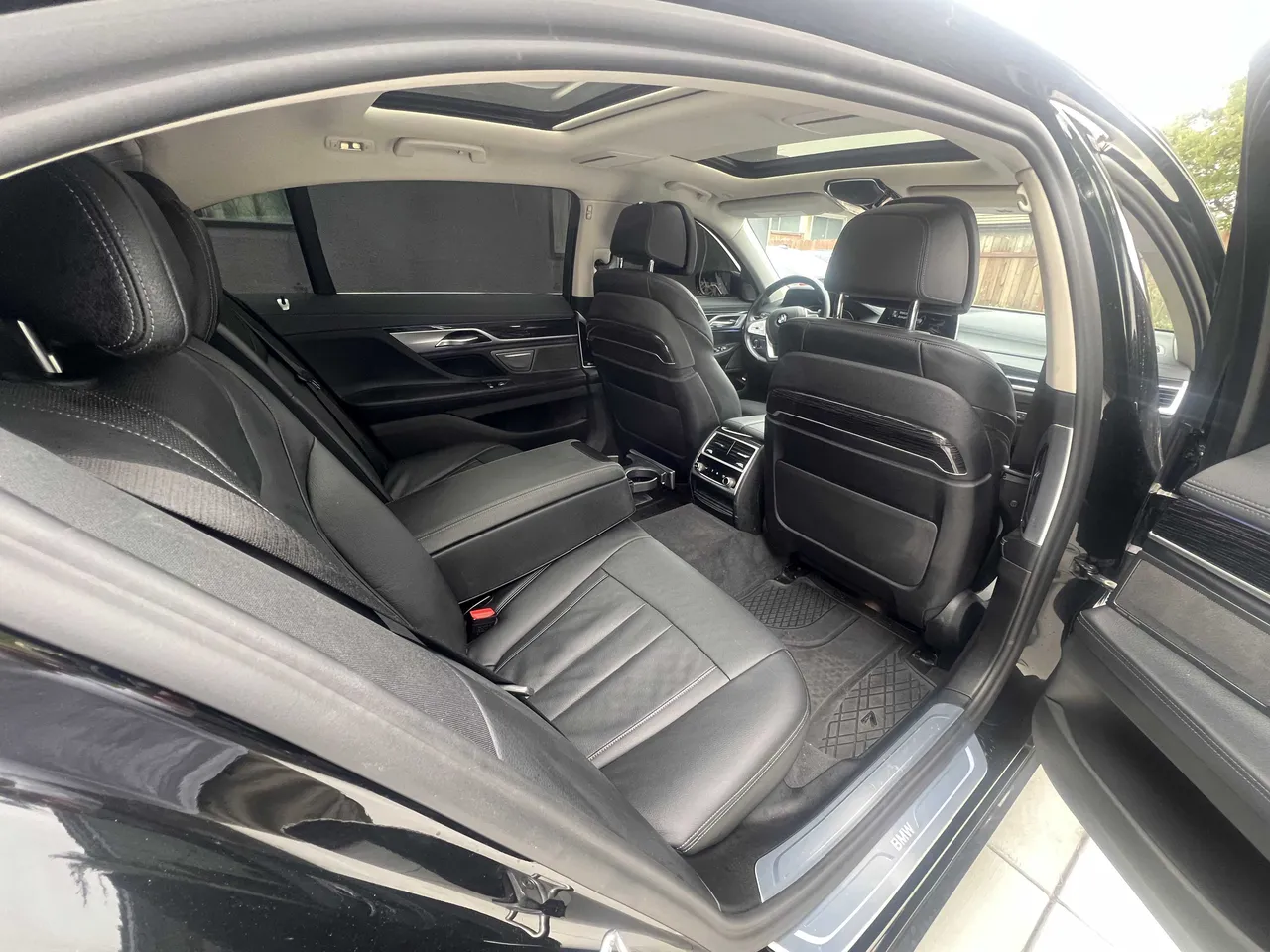 BMW 740i interior for luxury car rental in Burbank, CA