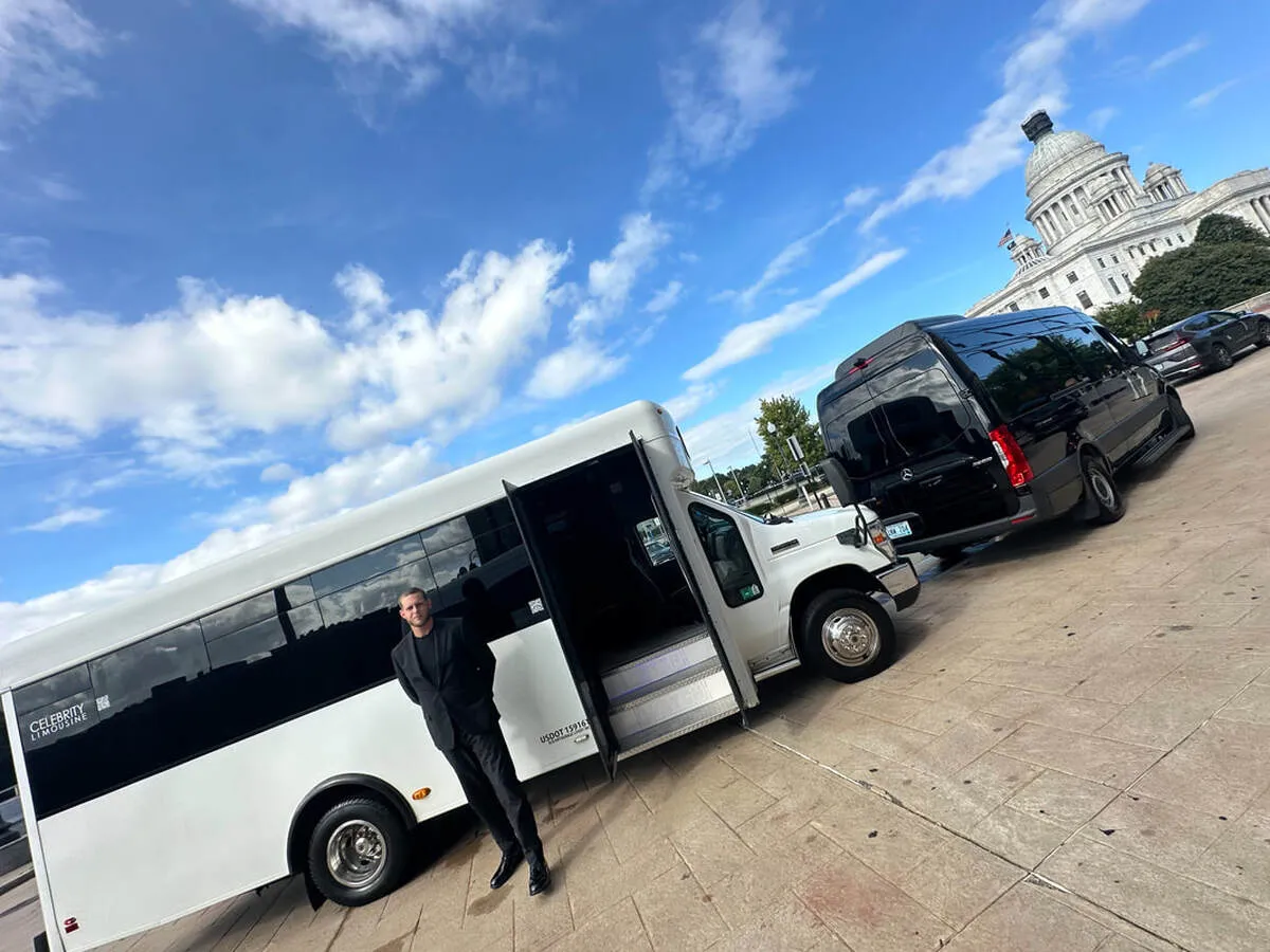 White BUS #6Ford E-450 Series for minibus rental