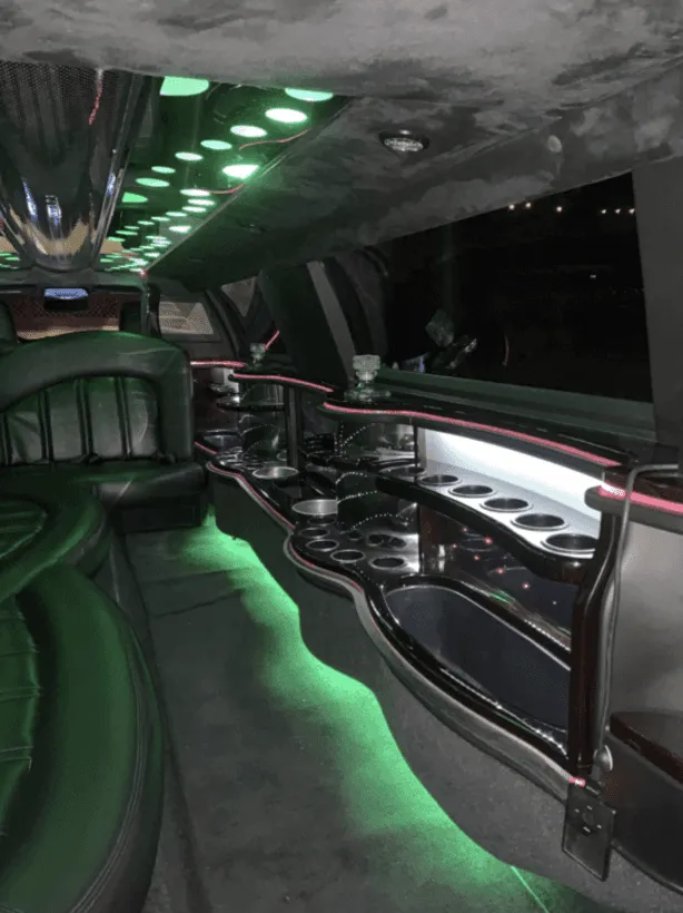 C300 Limousine interior for cadillac escalade limo in Colusa, CA
