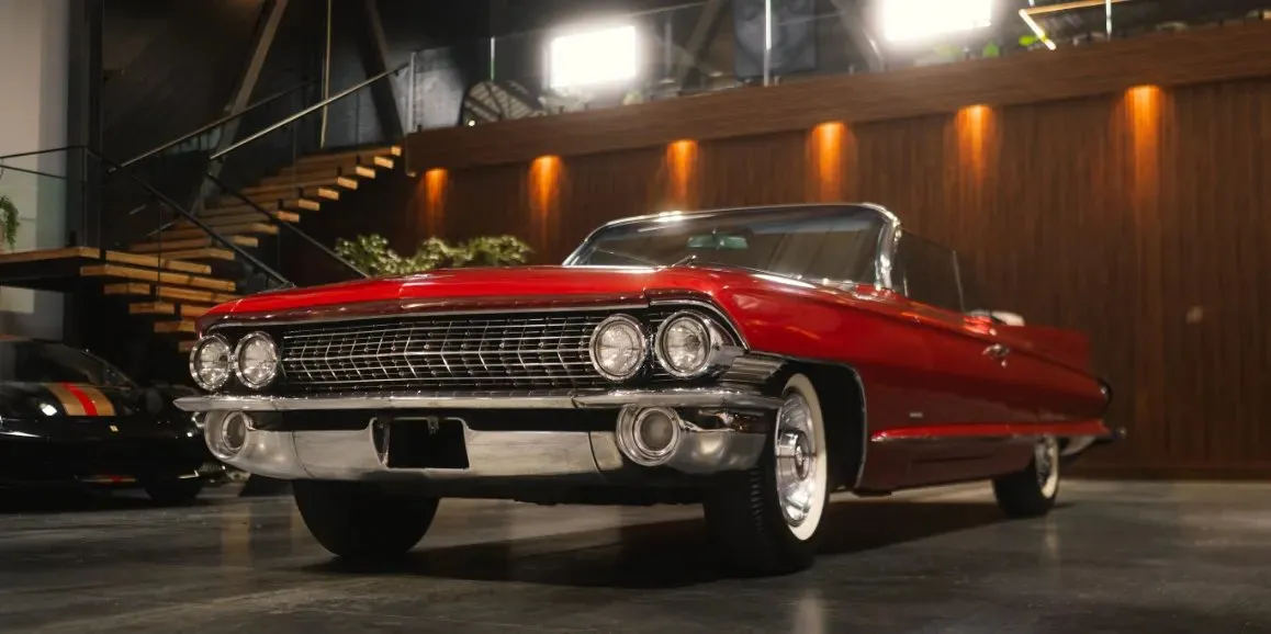 Red Cadillac Deville 1960 (Vintage), photo 2 for wedding car rental in Gipsy, PA