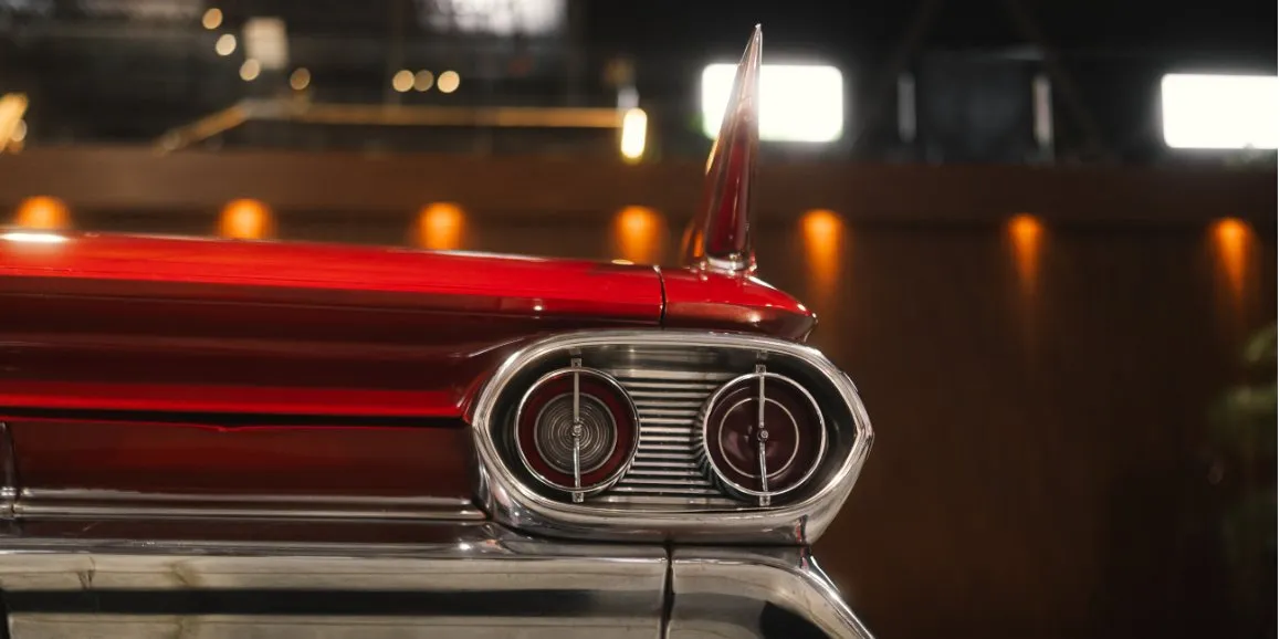 Red Cadillac Deville 1960 (Vintage), photo 6 for wedding car rental in Gipsy, PA